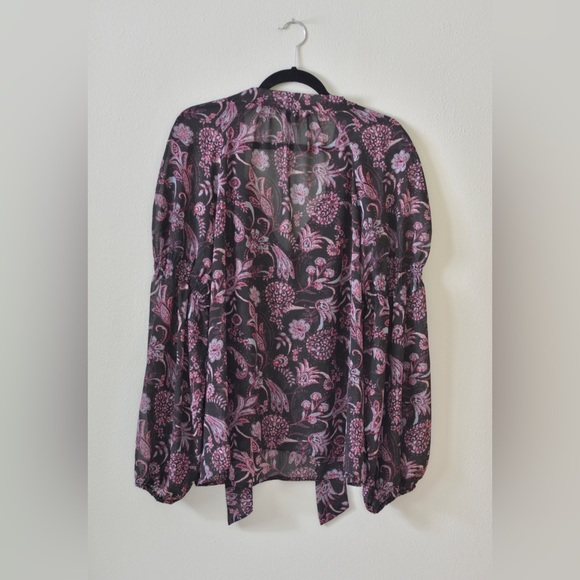 Sanctuary Long Sleeve Blouse Large NWOT - Picture 3 of 11